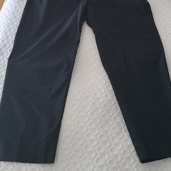 ANN TAYLOR LOFT BLACK CAPRI PANTS - STYLE: JULIE - SIZE 4 - Picture 5 of 15
